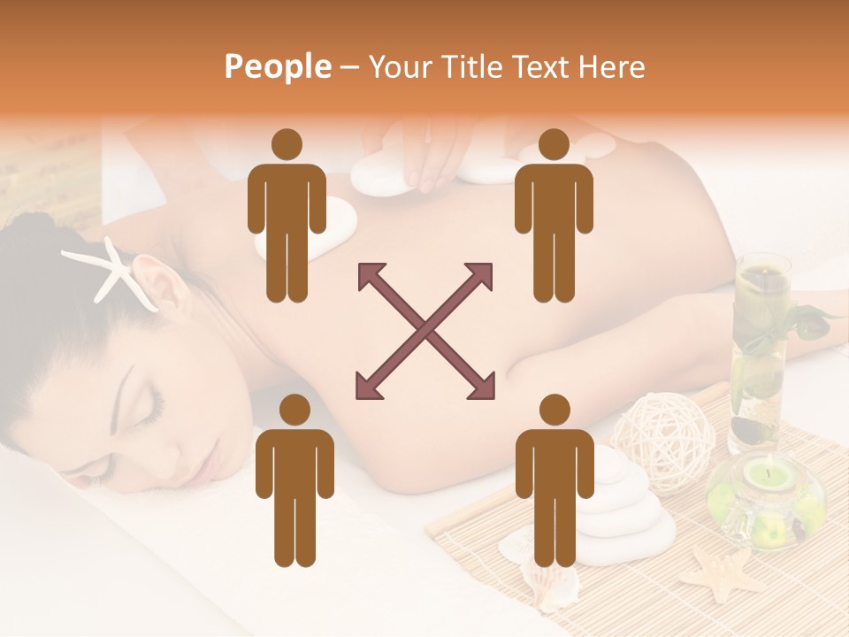 Girl Woman Spa Treatment PowerPoint Template