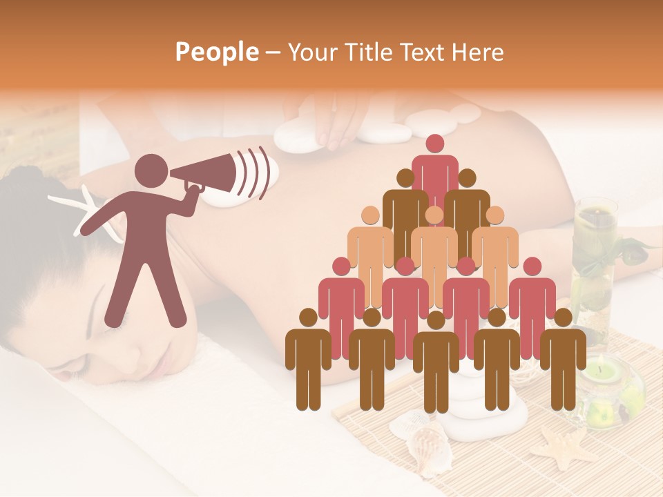 Girl Woman Spa Treatment PowerPoint Template