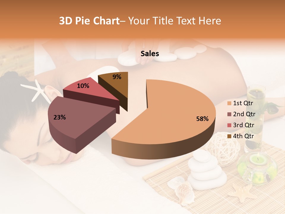 Girl Woman Spa Treatment PowerPoint Template