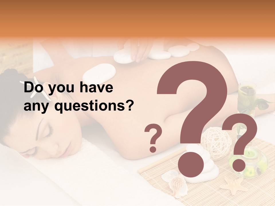 Girl Woman Spa Treatment PowerPoint Template