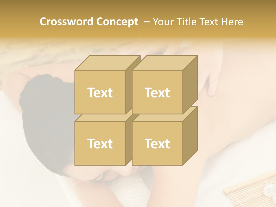 Caucasian Therapy Female PowerPoint Template