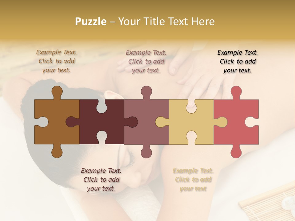 Caucasian Therapy Female PowerPoint Template