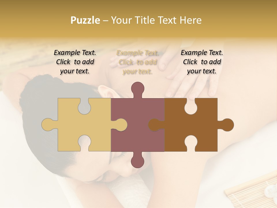 Caucasian Therapy Female PowerPoint Template