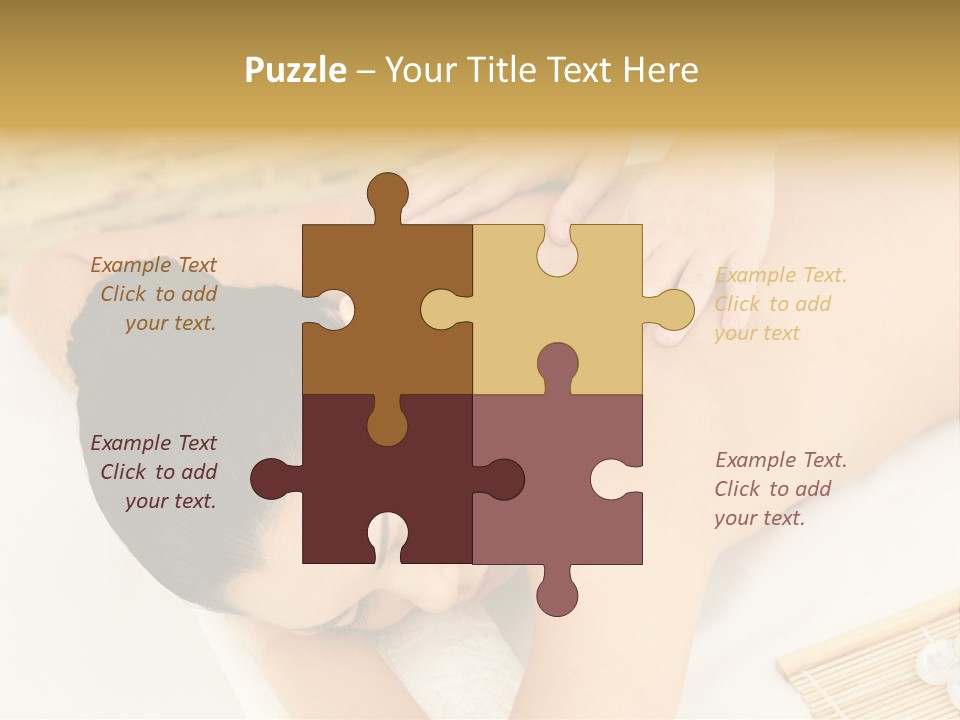 Caucasian Therapy Female PowerPoint Template