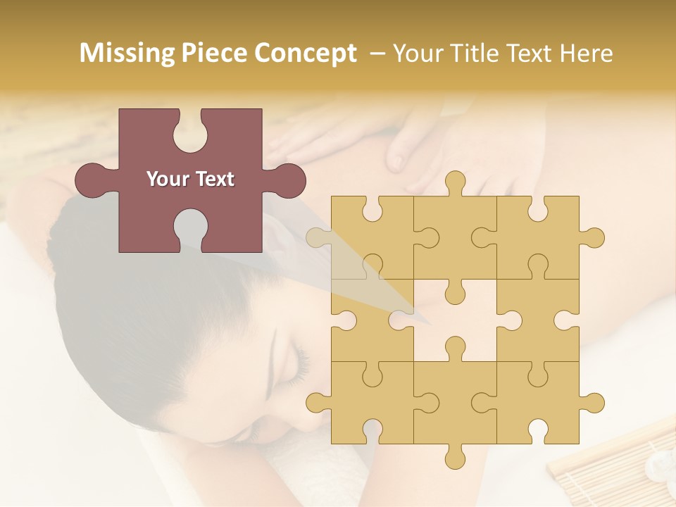 Caucasian Therapy Female PowerPoint Template