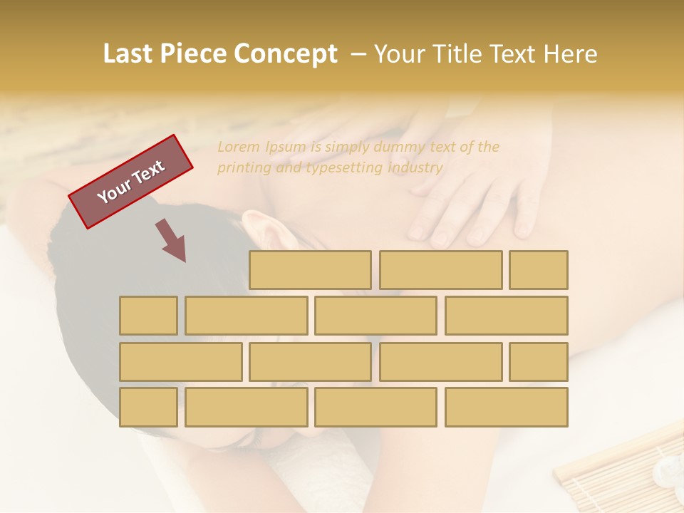 Caucasian Therapy Female PowerPoint Template