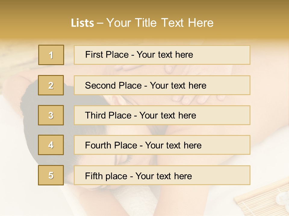 Caucasian Therapy Female PowerPoint Template