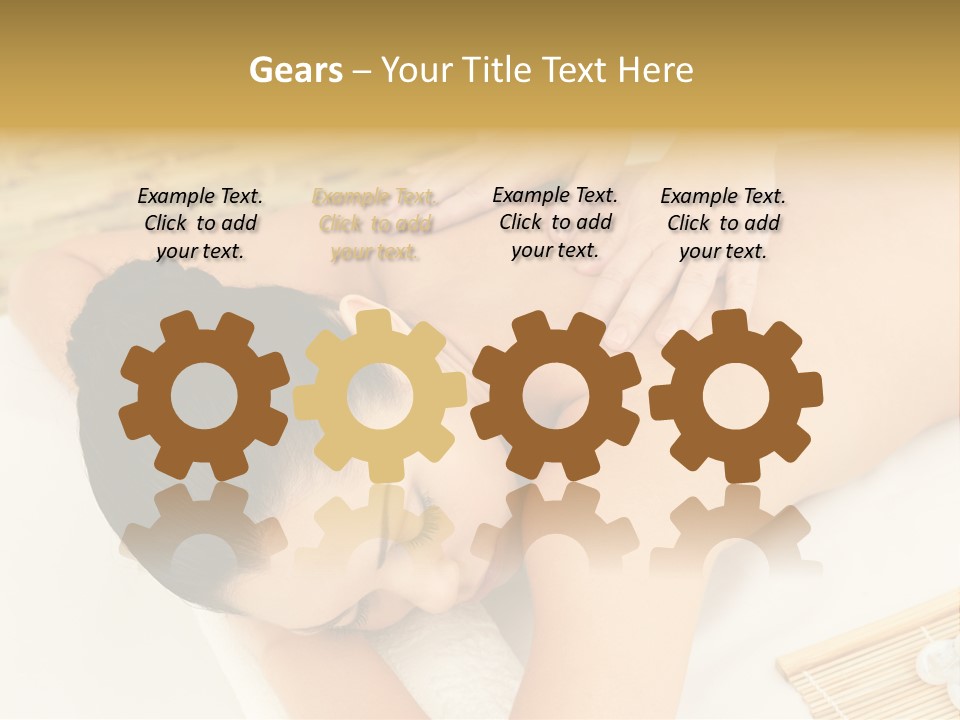 Caucasian Therapy Female PowerPoint Template