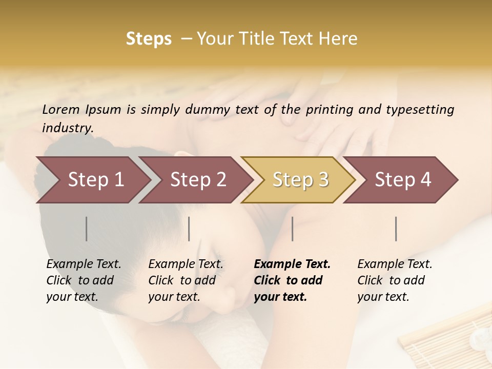Caucasian Therapy Female PowerPoint Template