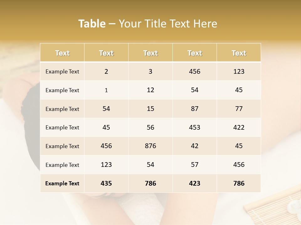 Caucasian Therapy Female PowerPoint Template