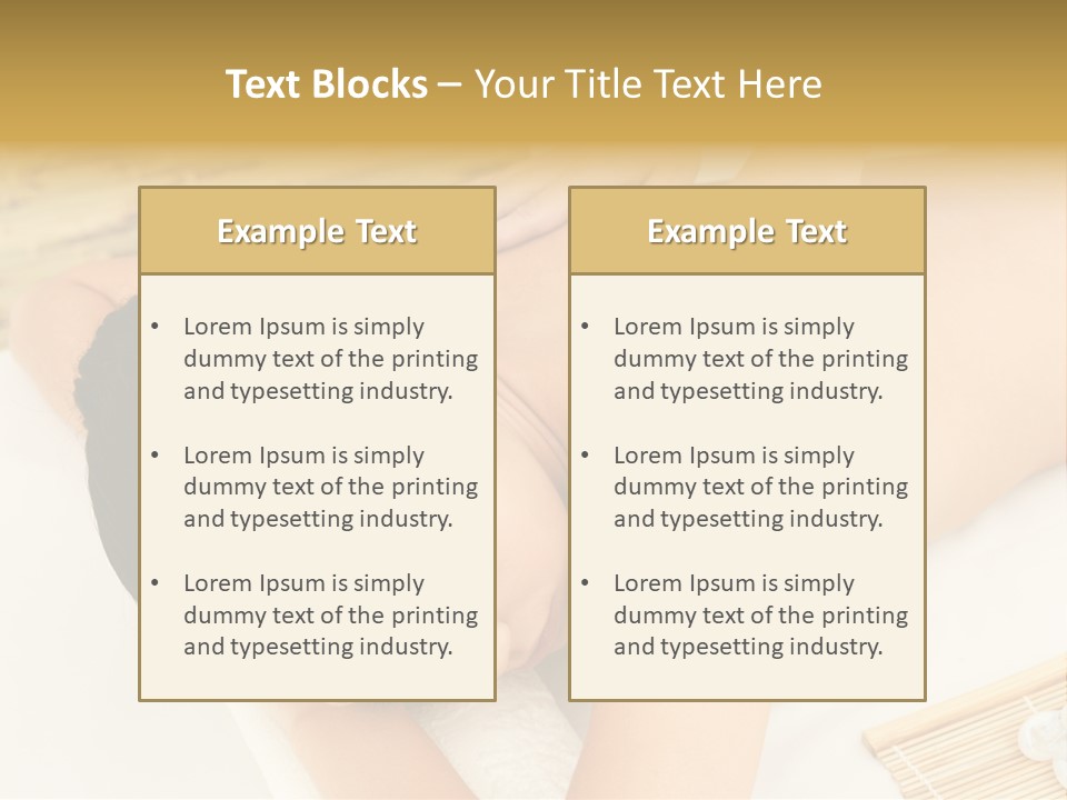 Caucasian Therapy Female PowerPoint Template