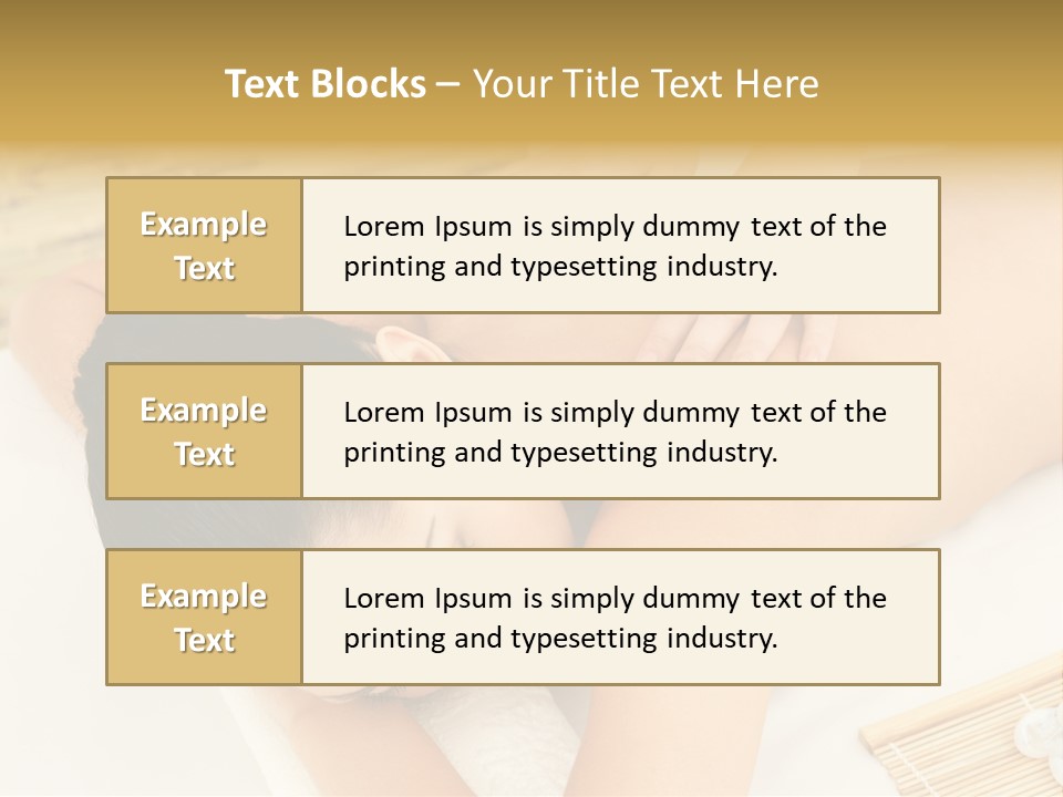 Caucasian Therapy Female PowerPoint Template
