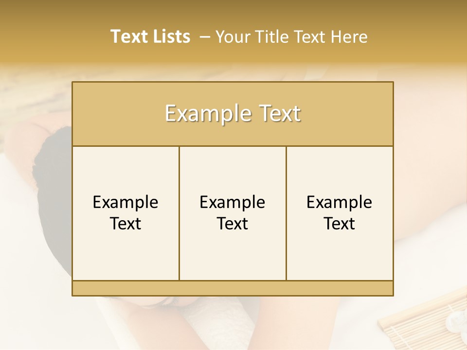 Caucasian Therapy Female PowerPoint Template