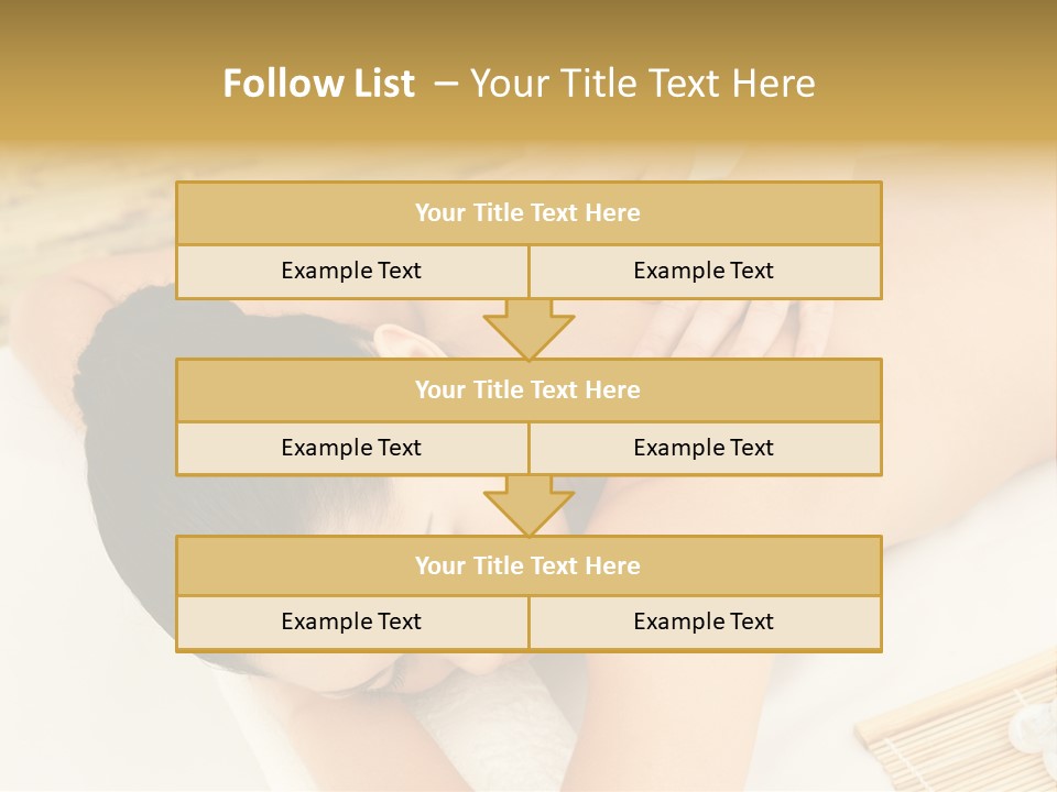 Caucasian Therapy Female PowerPoint Template
