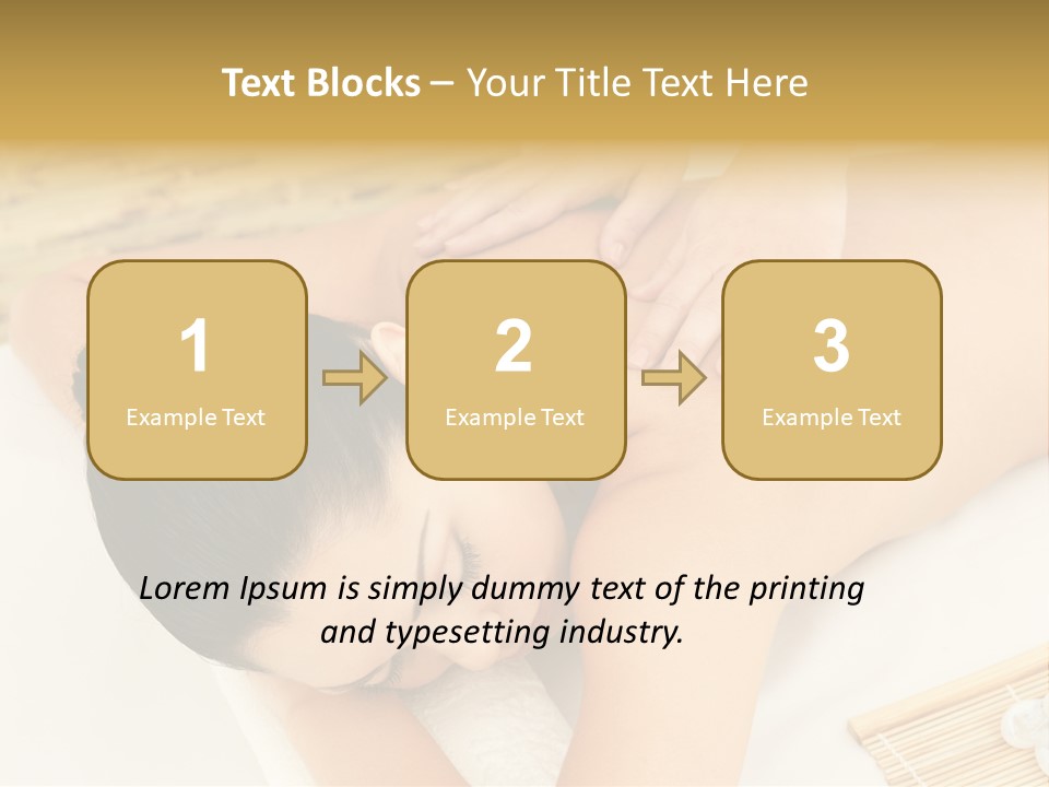 Caucasian Therapy Female PowerPoint Template