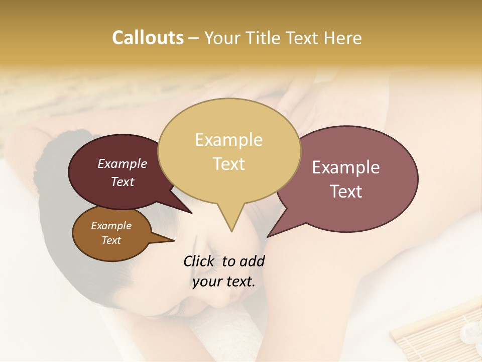 Caucasian Therapy Female PowerPoint Template