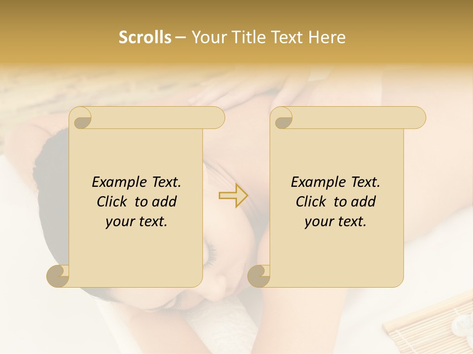 Caucasian Therapy Female PowerPoint Template
