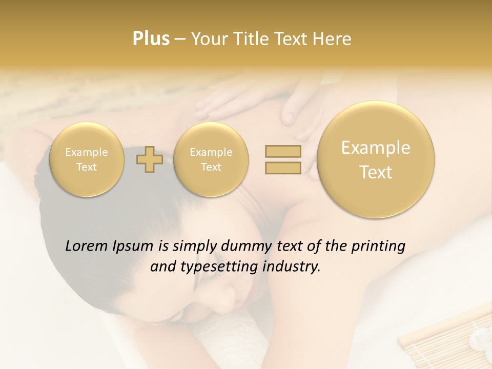 Caucasian Therapy Female PowerPoint Template