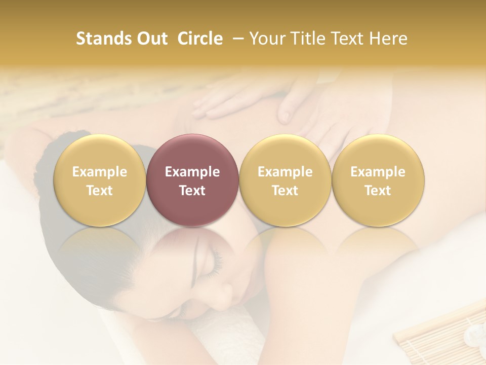 Caucasian Therapy Female PowerPoint Template