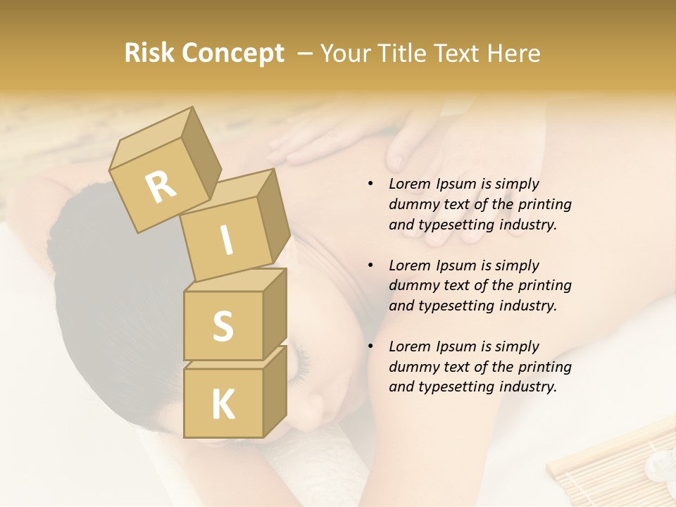 Caucasian Therapy Female PowerPoint Template