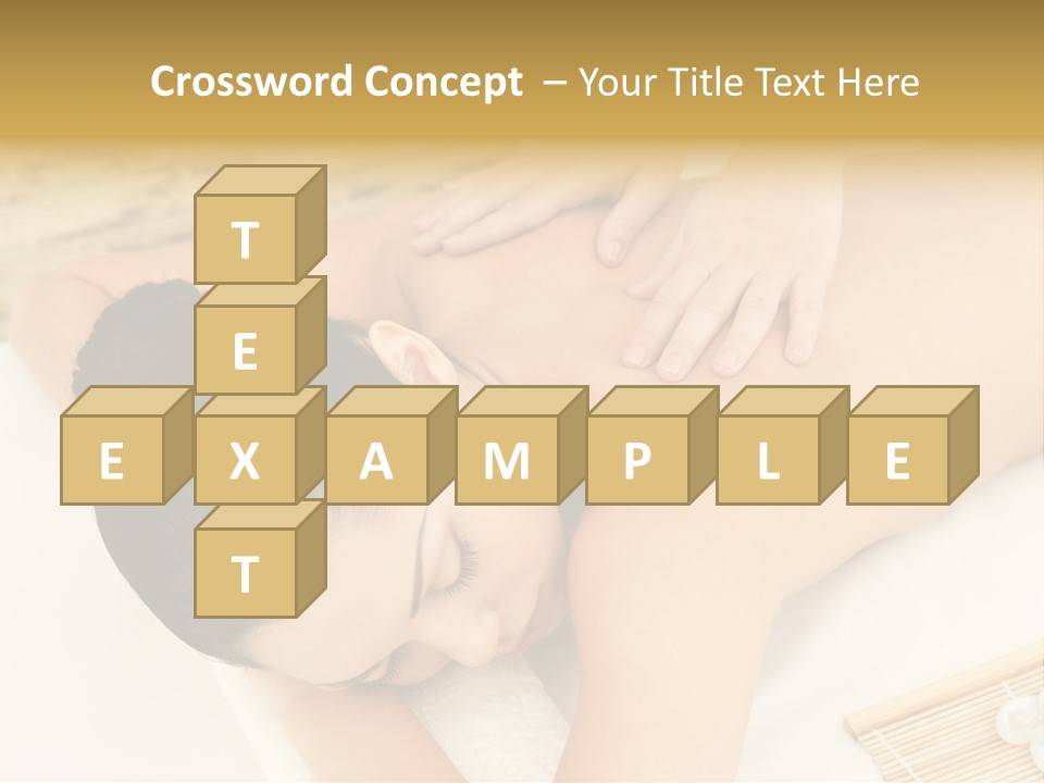 Caucasian Therapy Female PowerPoint Template