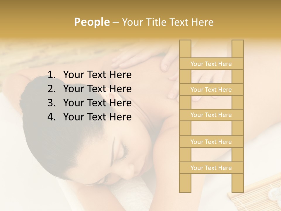 Caucasian Therapy Female PowerPoint Template