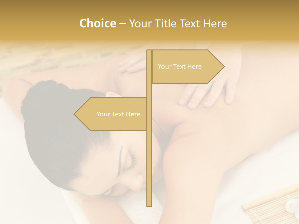 Caucasian Therapy Female PowerPoint Template