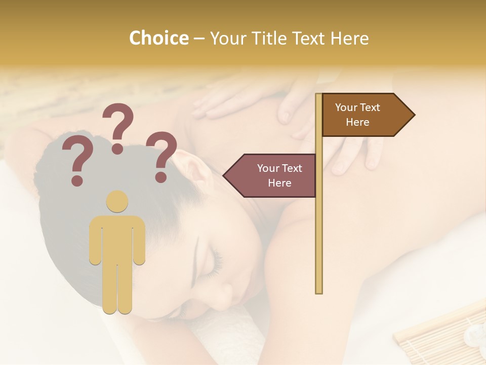 Caucasian Therapy Female PowerPoint Template