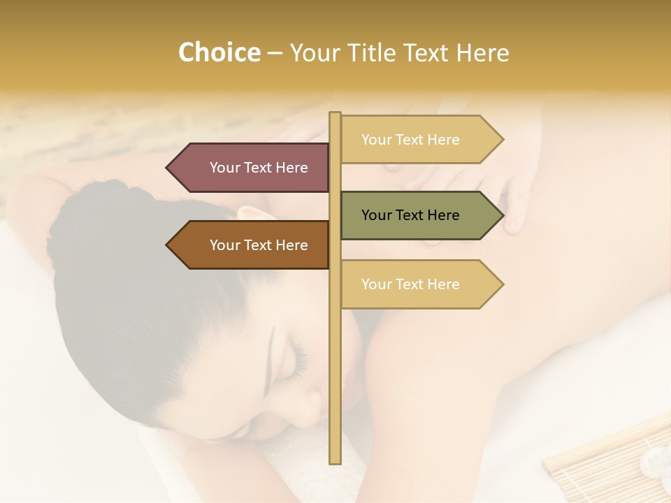 Caucasian Therapy Female PowerPoint Template