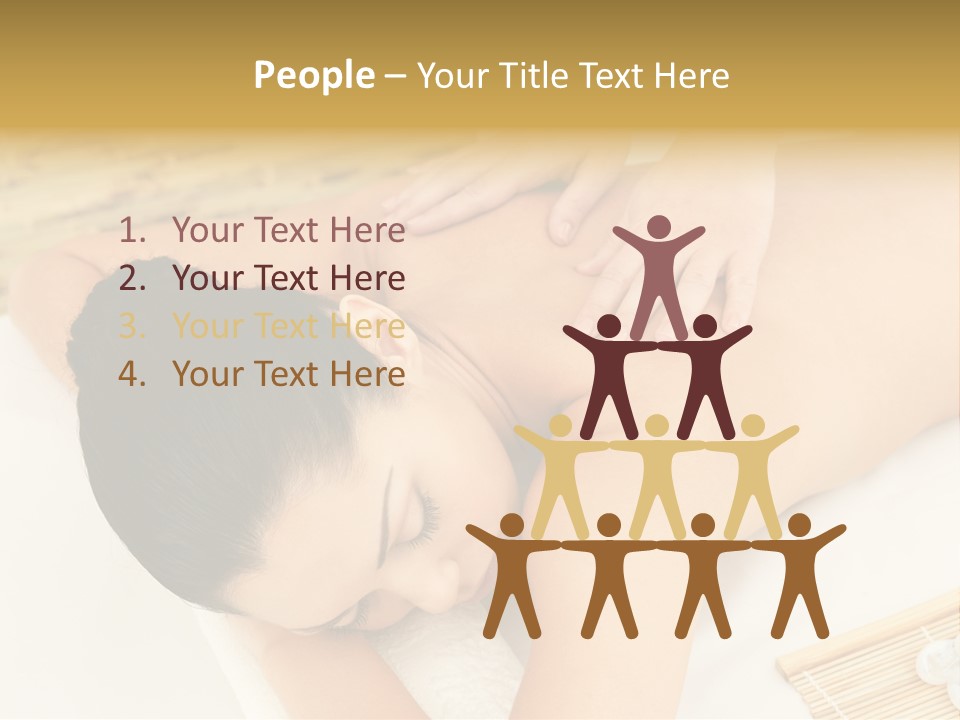 Caucasian Therapy Female PowerPoint Template