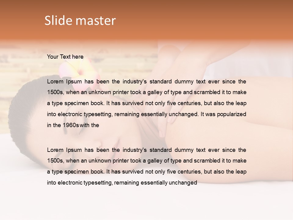 Beautician Beautiful Horizontal PowerPoint Template