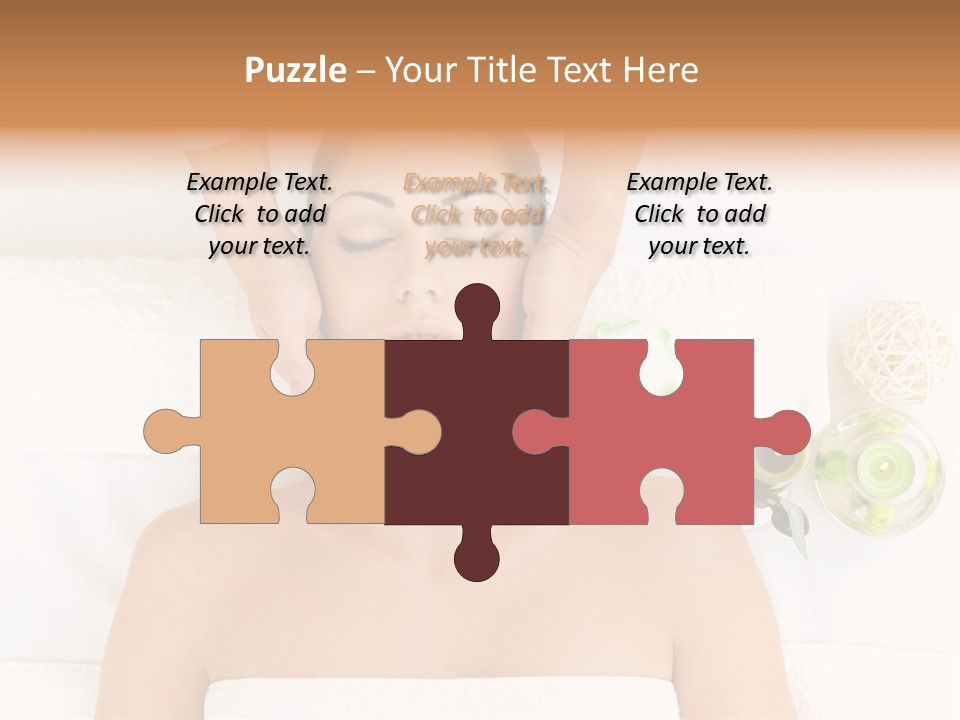 Body Pamper Neck PowerPoint Template