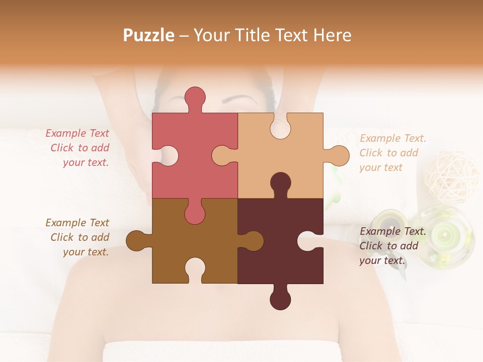 Body Pamper Neck PowerPoint Template