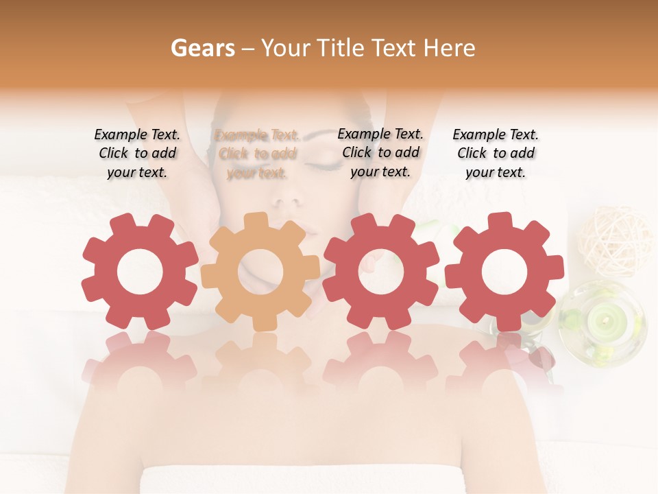 Body Pamper Neck PowerPoint Template