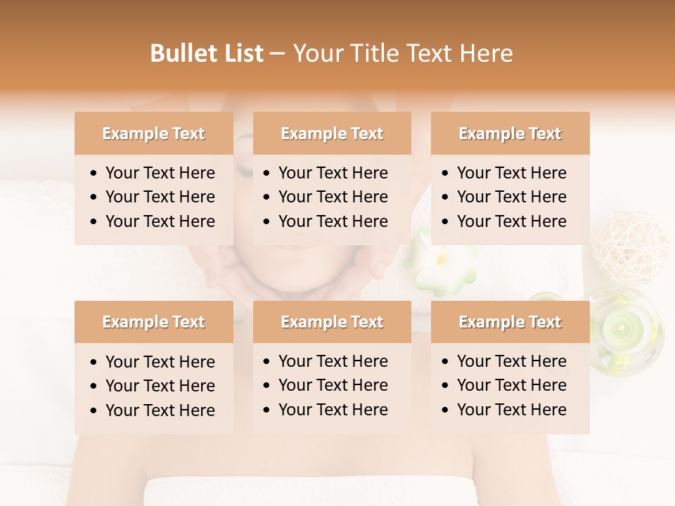 Body Pamper Neck PowerPoint Template