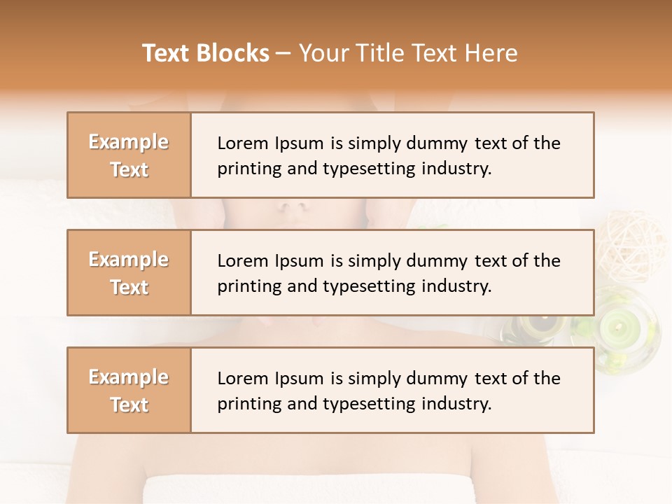 Body Pamper Neck PowerPoint Template