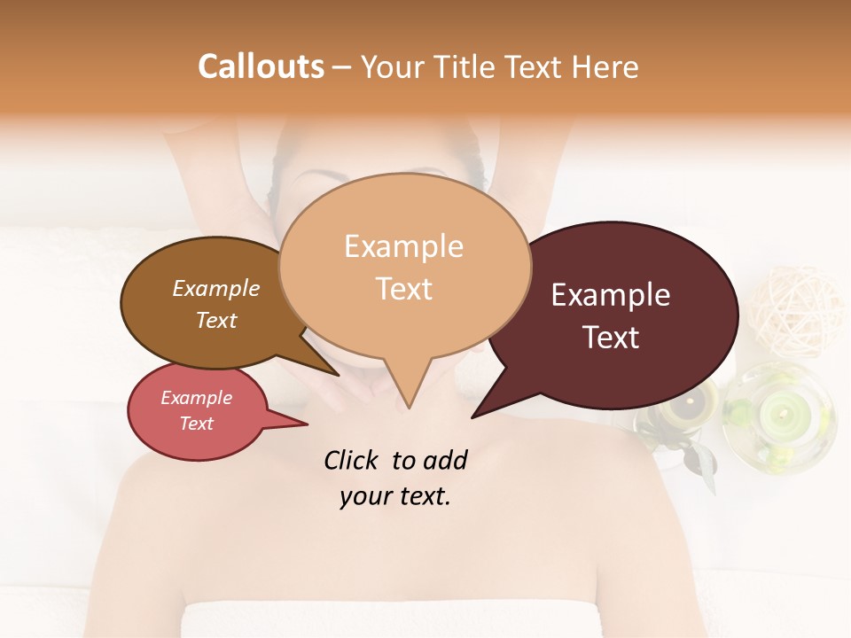 Body Pamper Neck PowerPoint Template