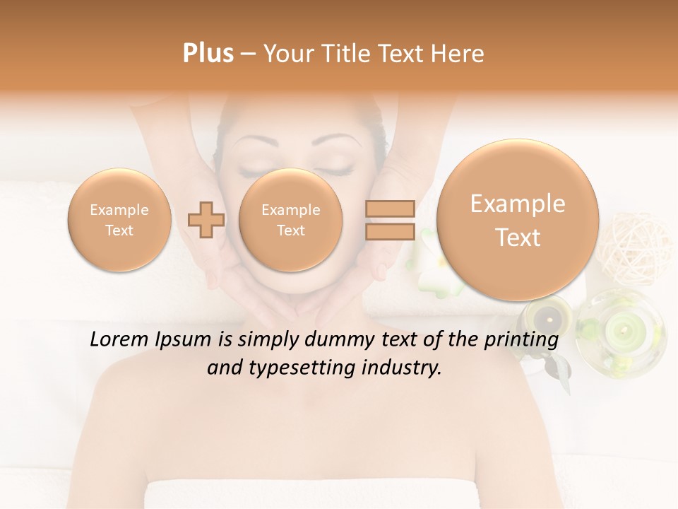 Body Pamper Neck PowerPoint Template