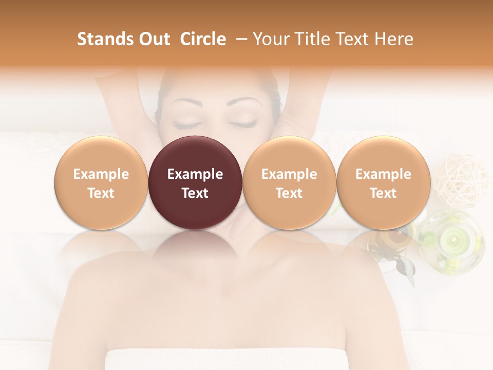 Body Pamper Neck PowerPoint Template