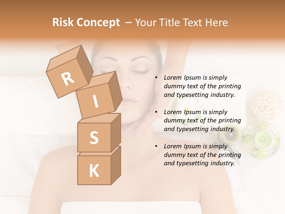 Body Pamper Neck PowerPoint Template