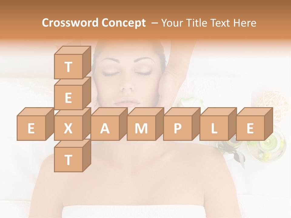 Body Pamper Neck PowerPoint Template