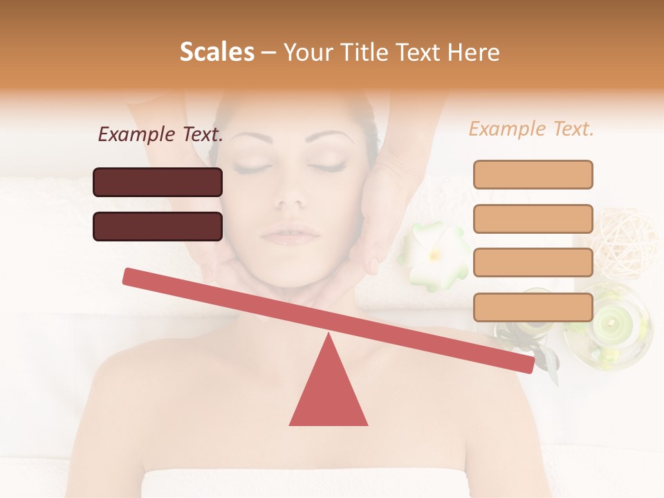 Body Pamper Neck PowerPoint Template