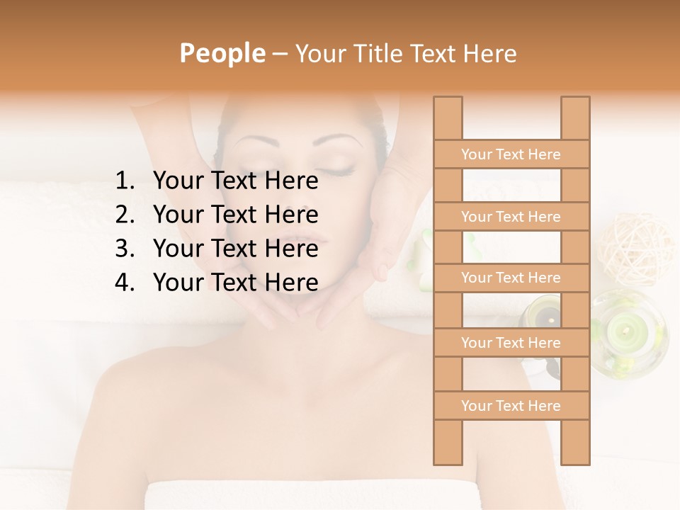 Body Pamper Neck PowerPoint Template