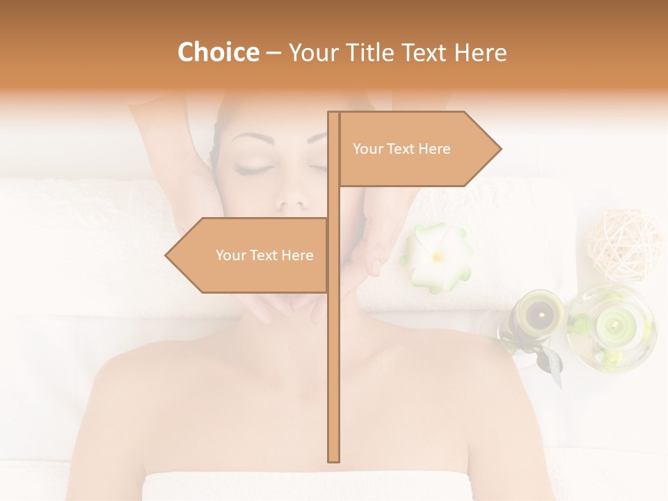 Body Pamper Neck PowerPoint Template