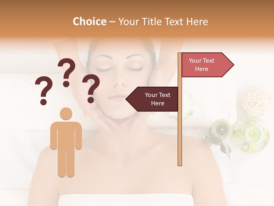 Body Pamper Neck PowerPoint Template
