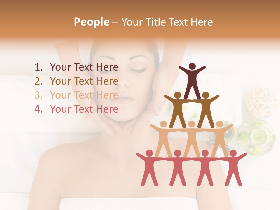 Body Pamper Neck PowerPoint Template
