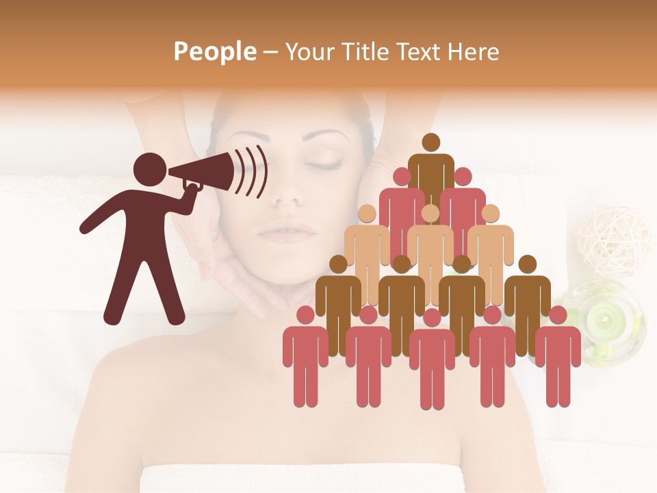 Body Pamper Neck PowerPoint Template