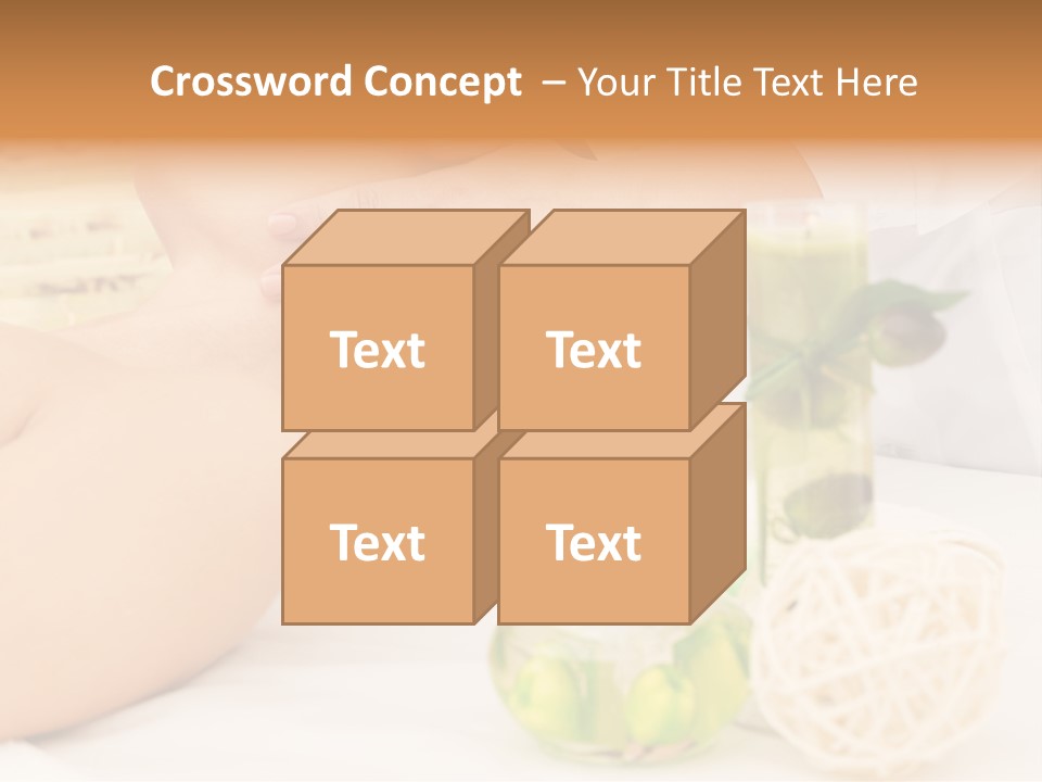 Relaxing Green Woman PowerPoint Template