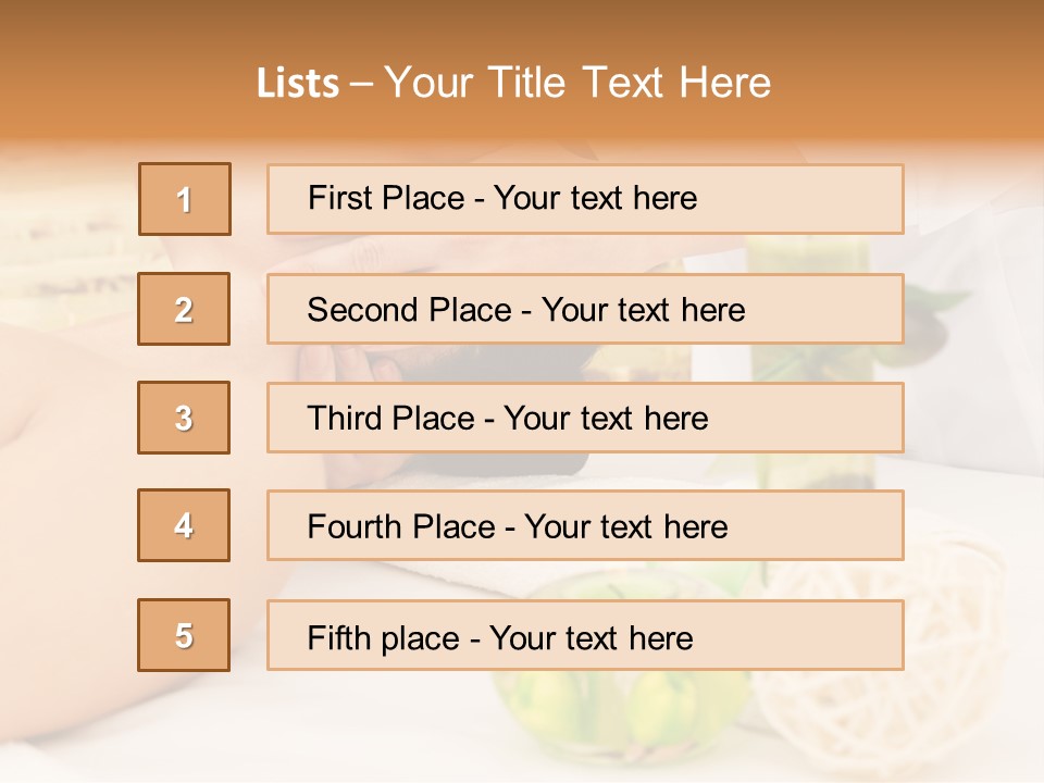 Relaxing Green Woman PowerPoint Template