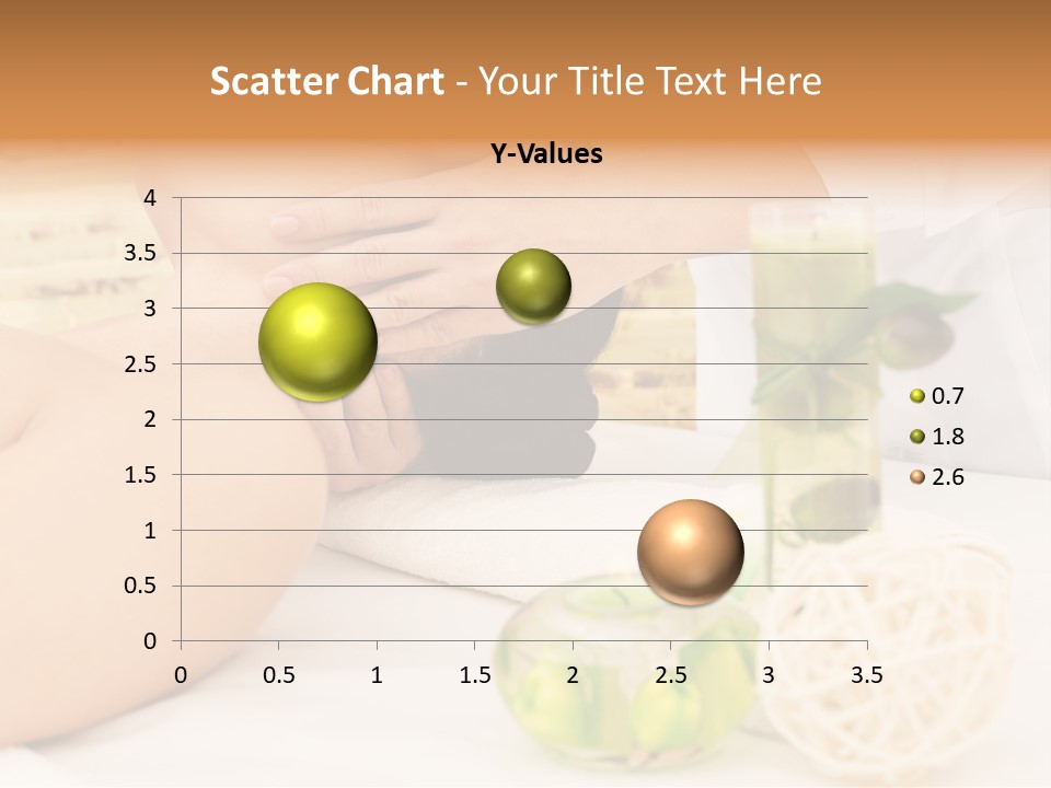 Relaxing Green Woman PowerPoint Template